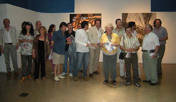 Amigos del Puente, Museo Quinquela. Maria Sabato dando por inaugurada la muestra.