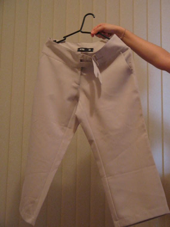 Calça Social pescador creme