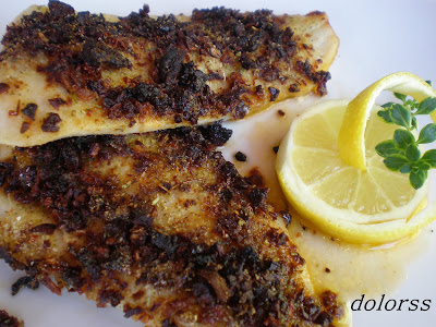  Filetes de merluza con costra de tomates secos 