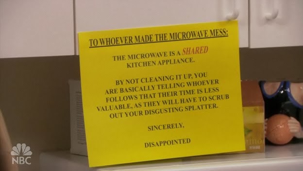 Riedlblog.: Dirty Microwave from The Office