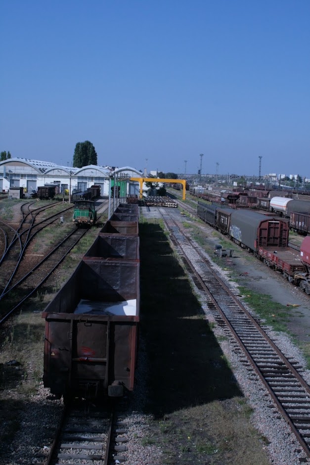 Wagons et voies de chemin de fer
