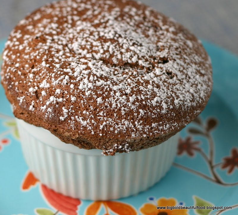 Big, Bold, Beautiful Food Chocolate Souffles