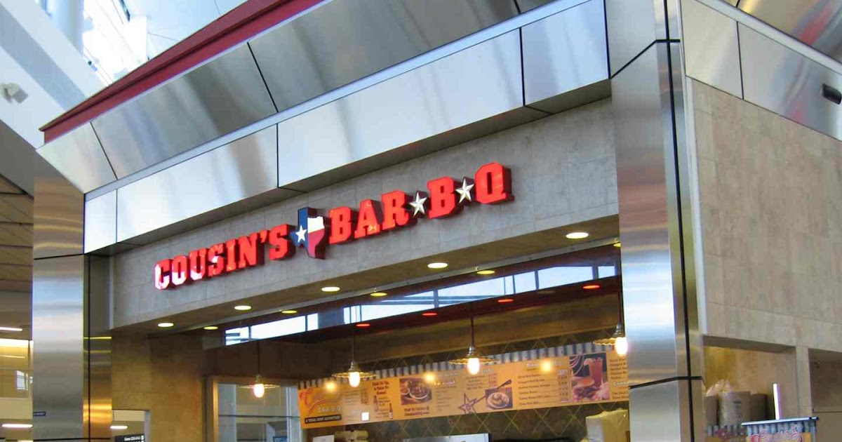 Bayside Ramblings: Cousin's Barbecue at DFW Airport