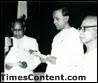 Taking oath as CM of 1st Left front Govt 1977