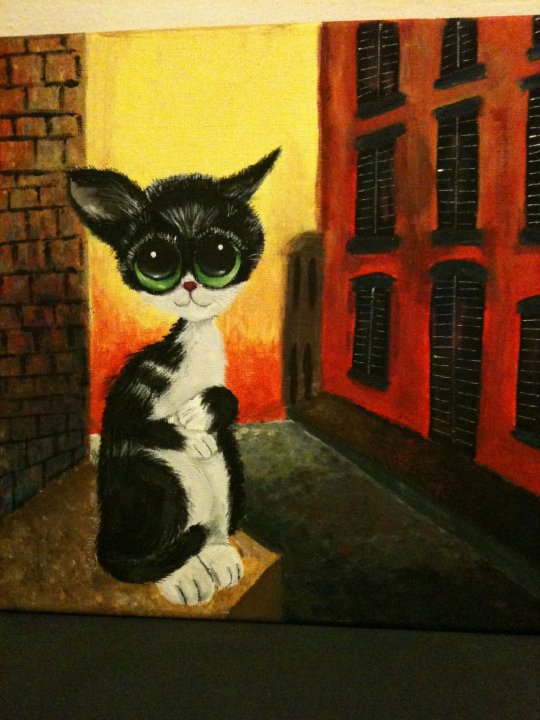 Kind LOVE for Art: Lonely Cat