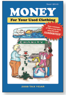 Money For Your Used Clothing booklet cover
