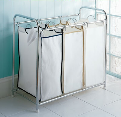 triple laundry sorter