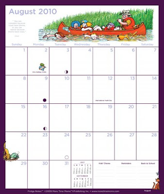 family magnetic calendar