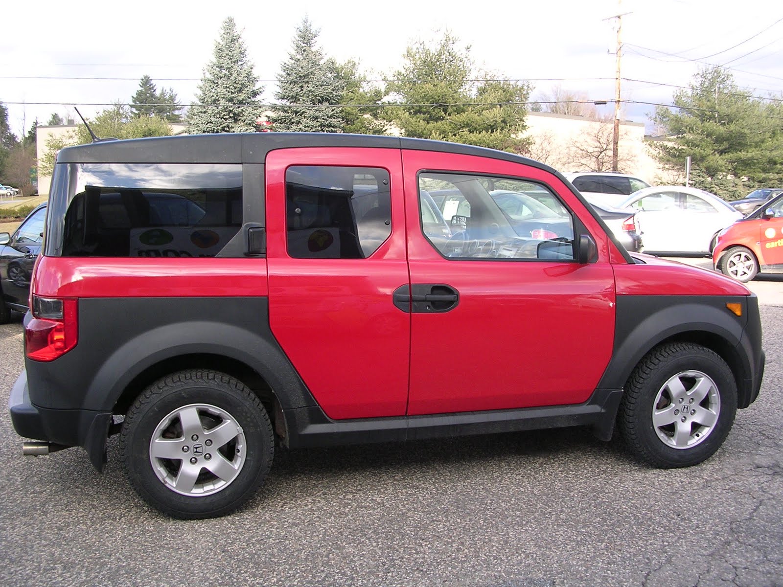 Earthy Cars Blog: 2005 Honda Element EX w/Side Airbags 4WD (Red)