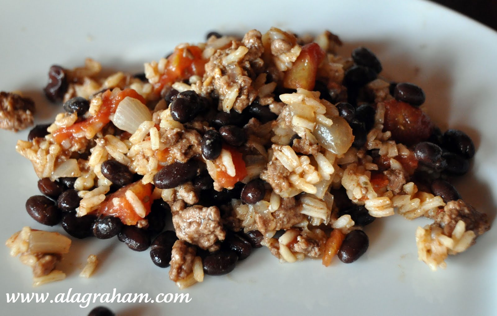 A LA GRAHAM: BEEF AND RICE