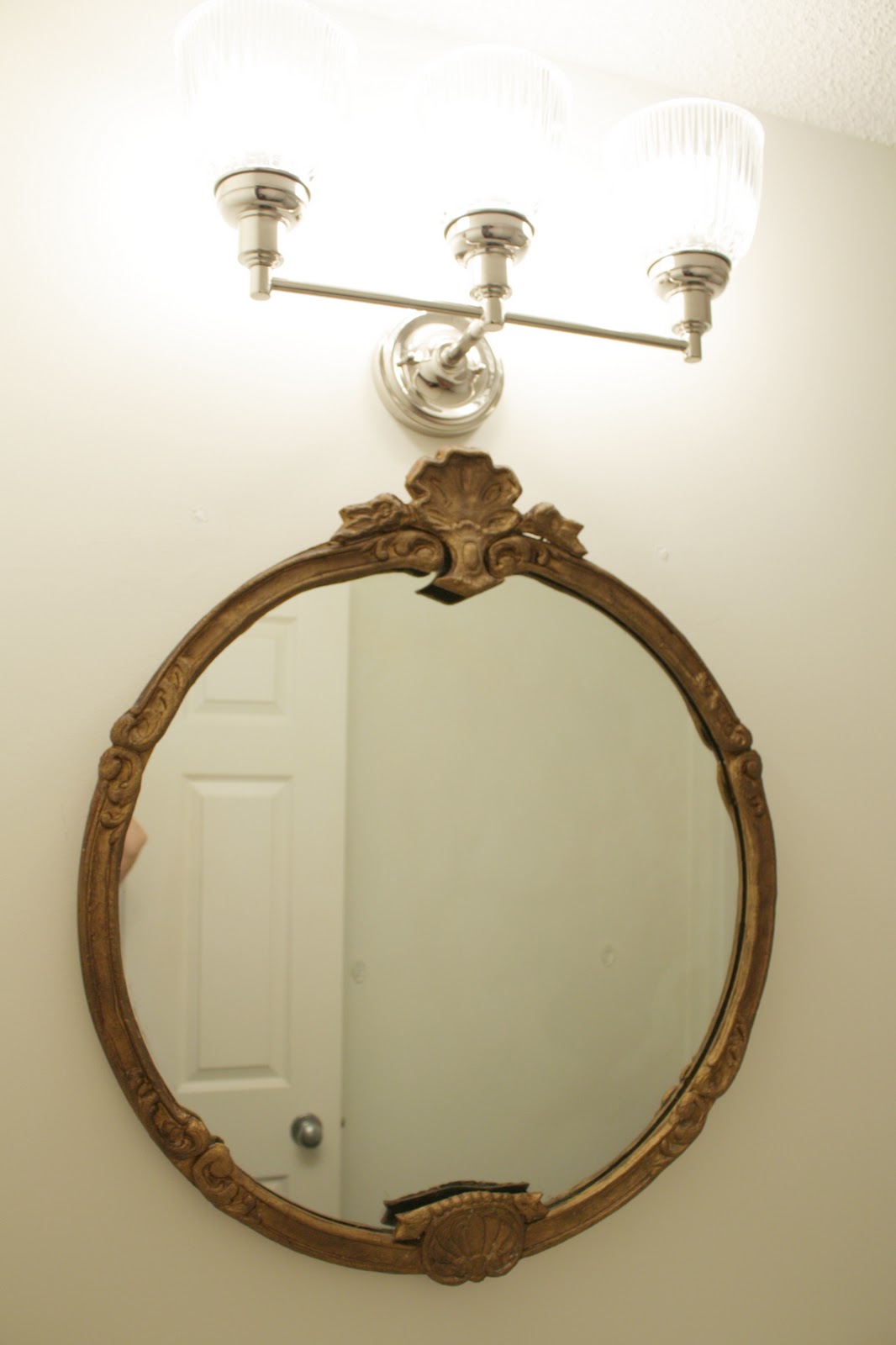 Painting the Roses White Bathroom Reveal