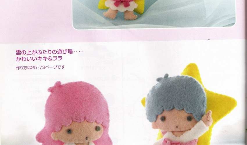 Fadinhas com molde de feltro