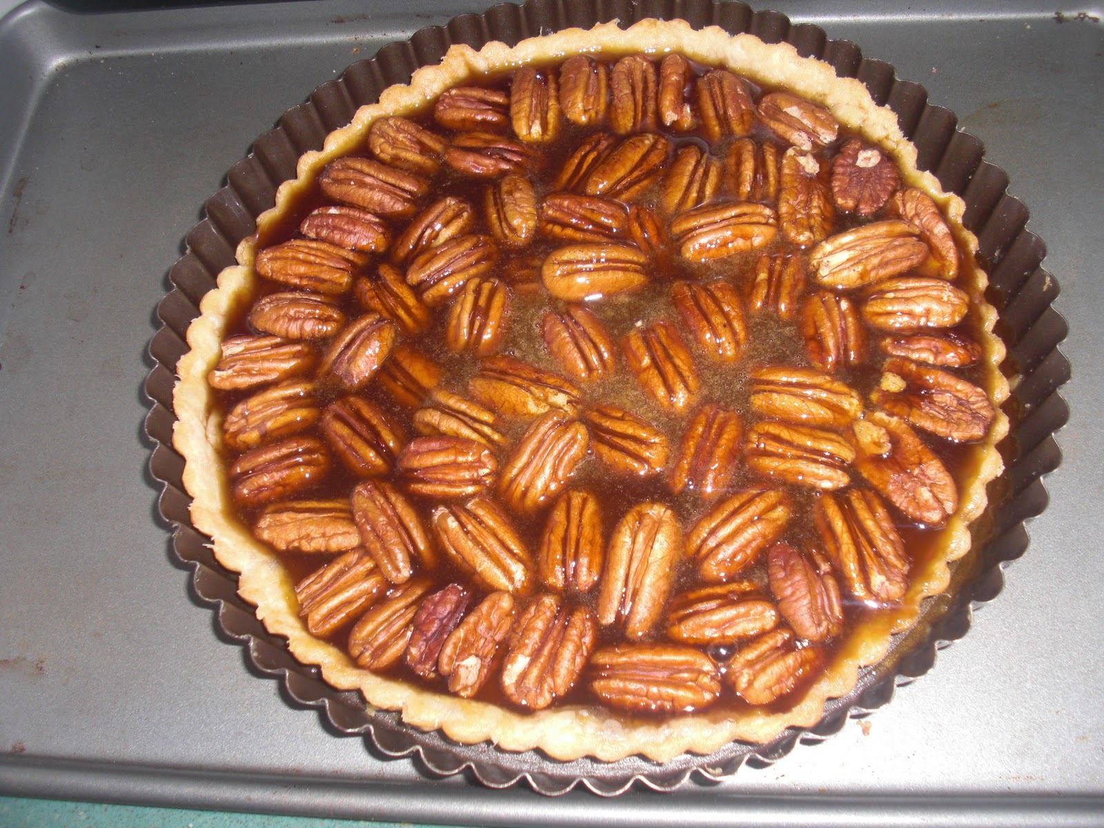 For the Love of Bread Pecan Pie Tart
