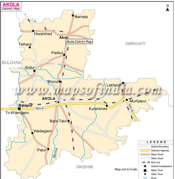 Akola City Map Unixpaint