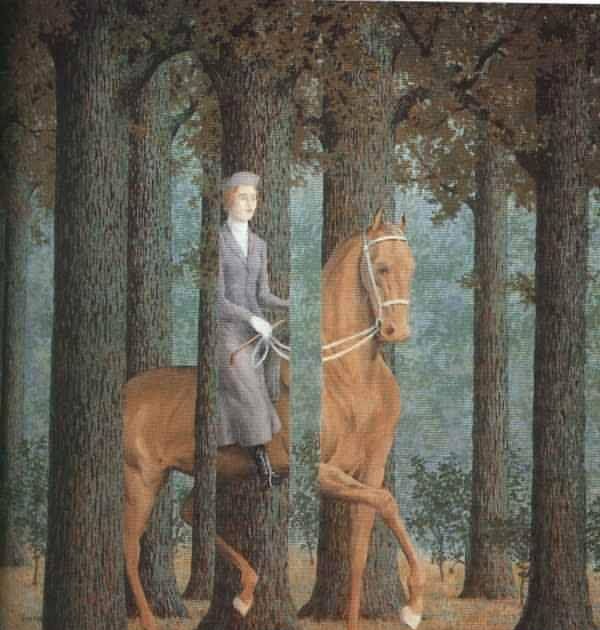 Рене магритт потерянный жокей картина