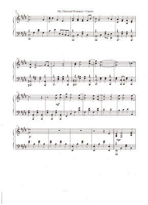 Alternative Sheet Music: Cancer - Sheet Music
