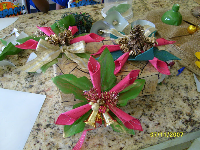 Reciclagem de garrafas peti