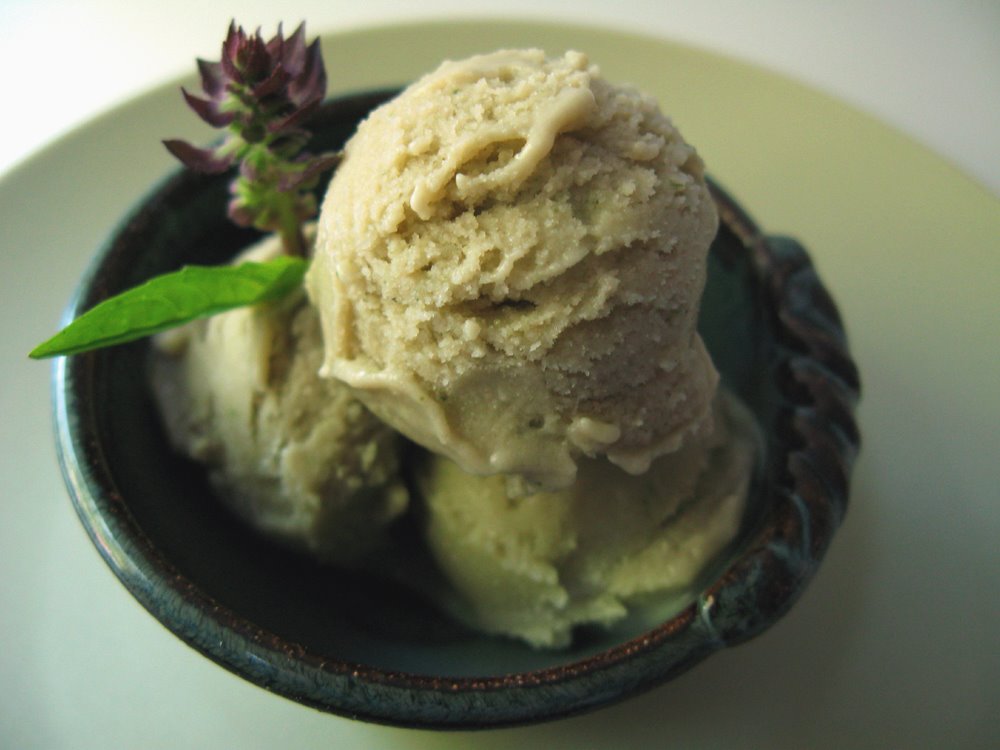 Thai basil ice cream Man's Vantage Point to the World