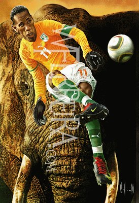 Caricatures & Illustrations: Didier Drogba
