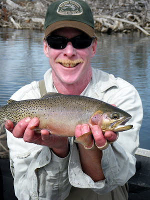 Bitterroot in March 2010 – Jeff Rogers and his bevy of trout