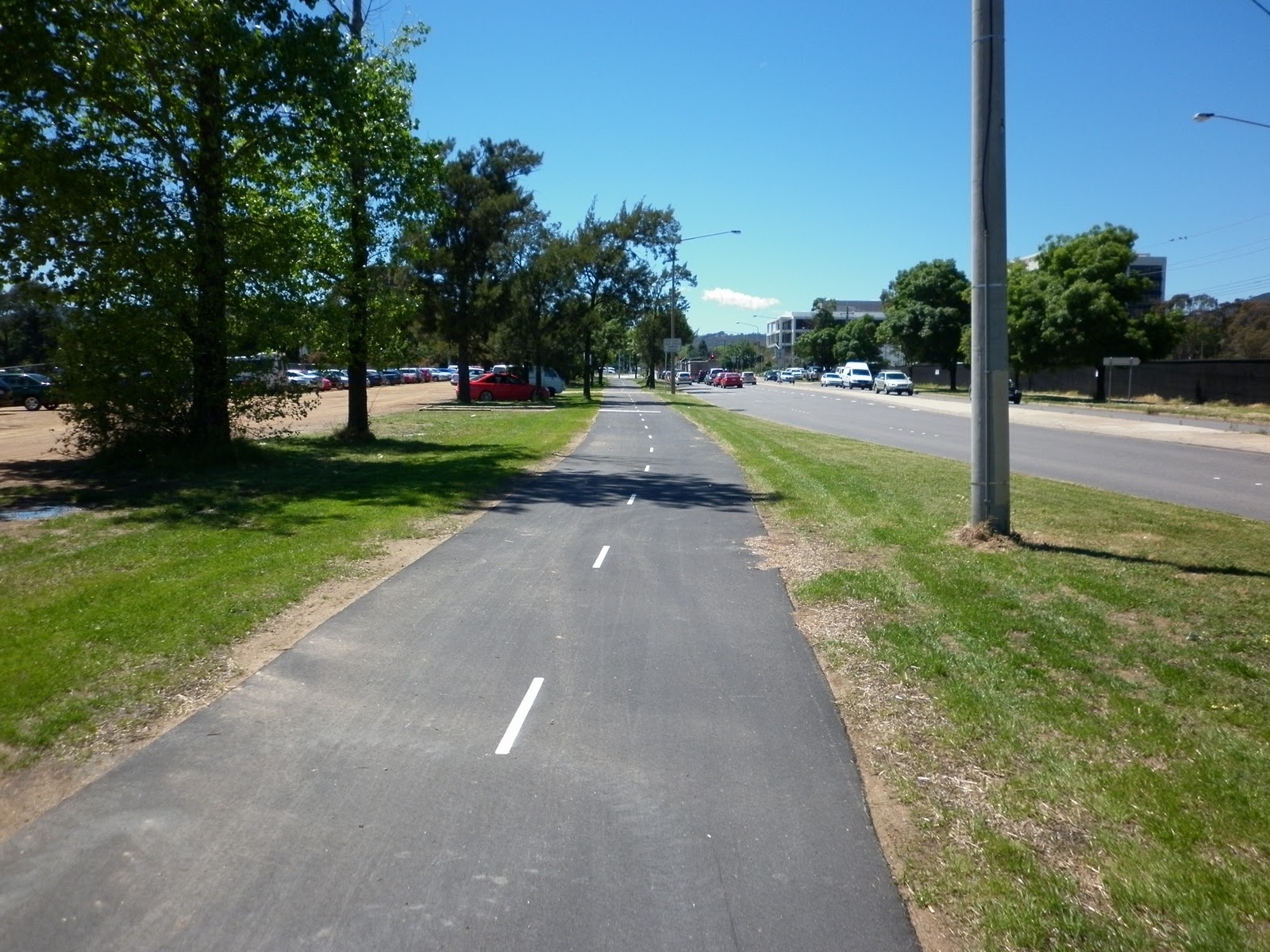 Bicycle Canberra Right of Way in Canberra