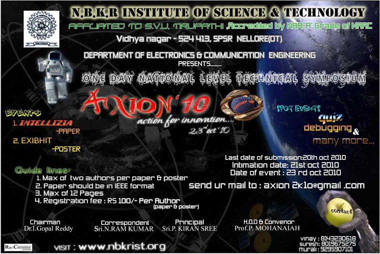 AXION A TECHNICAL PAPER CONTEST