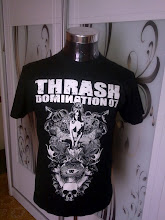 THRASH DOMINATION 07 THRASH METAL BAND SHIRT- NUCLEAR ASSAULT,DESTRUCTION,ANNIHILATOR,N NEVERMORE 1
