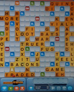 Words With Friends. My tips