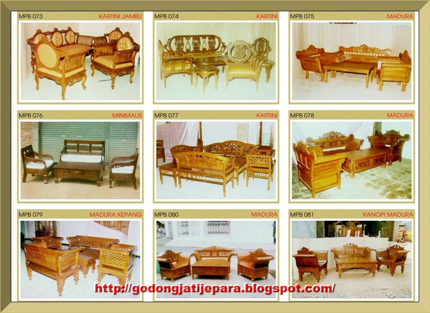 Godong Jati Daftar Harga Kursi Tamu Katalog Bahari MPB 73 MPB 99