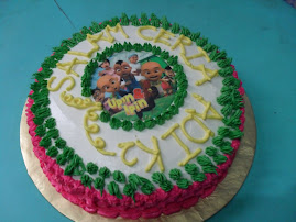 Kek upin ipin untuk Mohd Aqil