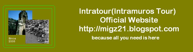 Intratour* (Intramuros Tour) Official Website