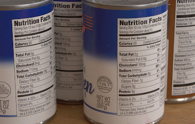 nutrition labels