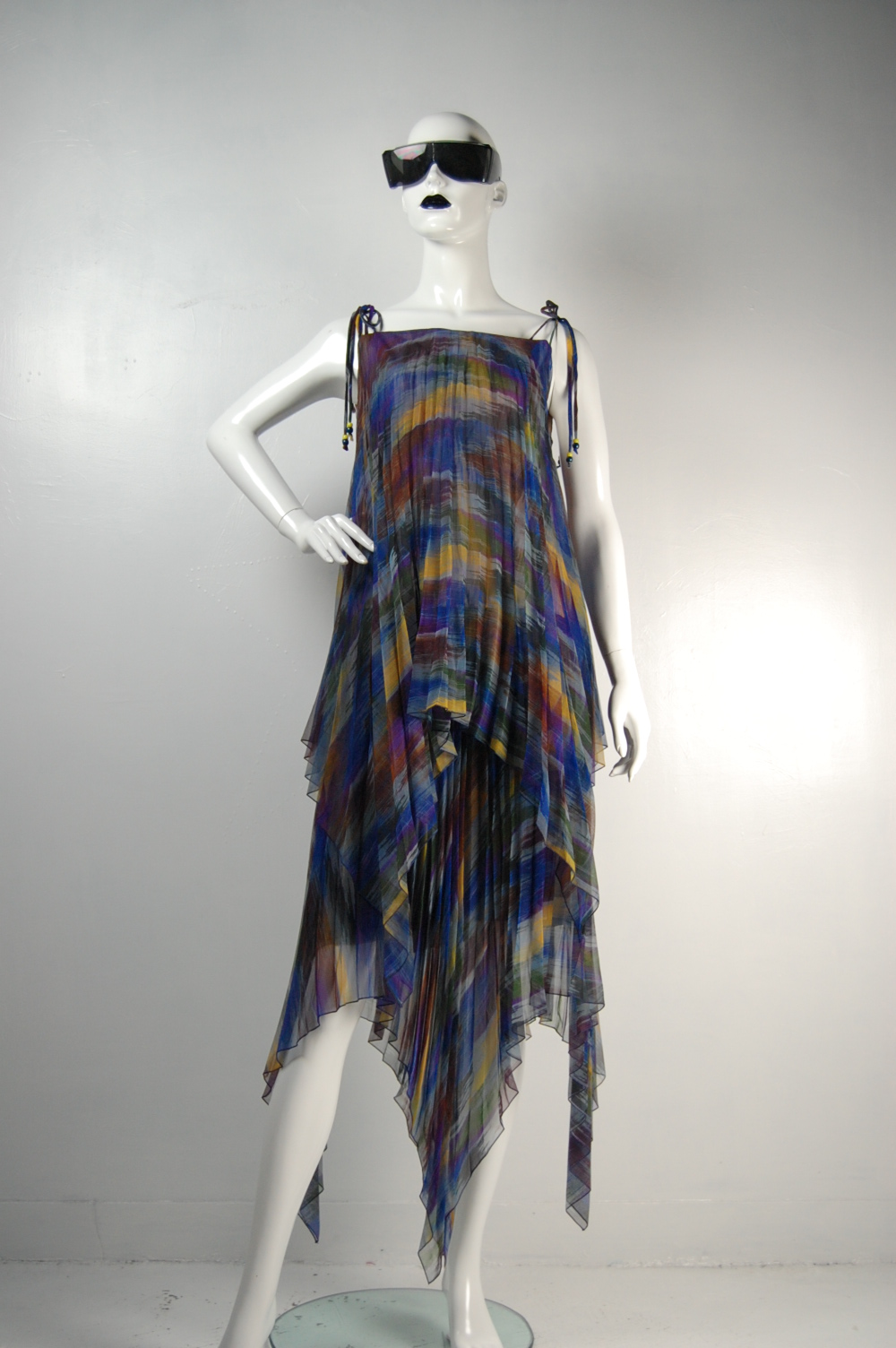 ALCATROCK: pleat beautiful fabric summer dress