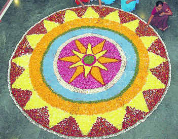 Traditional Rangoli Designs Flower Patterns Myspace Hi5