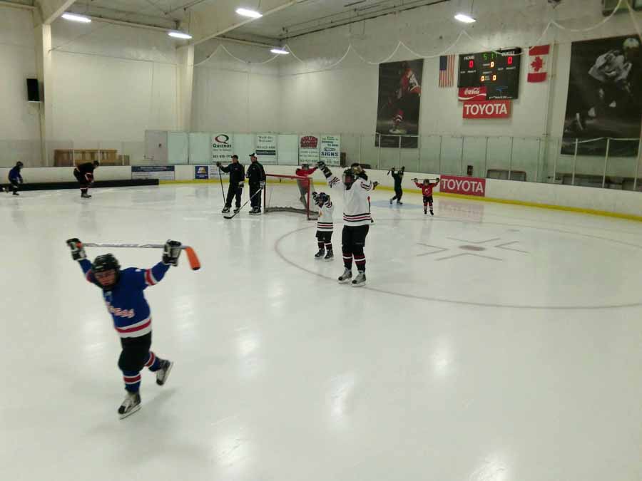 Cathy's View Gavin's Ice Hockey Lessons
