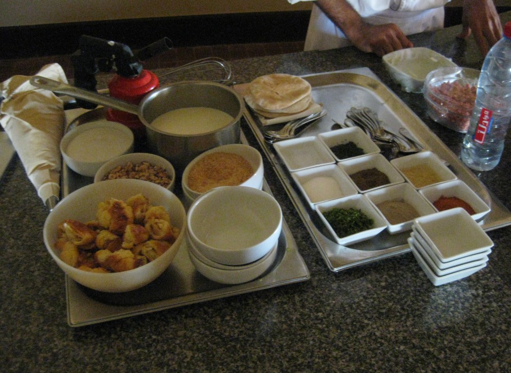 Zutaten für den Kochkurs im Radisson Blu Resort El Quseir 