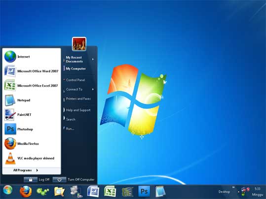 Merubah Tampilan Windows Xp Menjadi Windows 7 Krisnas Blog