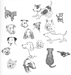 dog drawing jumping draw sketches drawings lab yellow puddles february looking paintingvalley