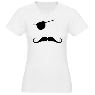 Death and Taxes Blog: Arrrrr! Pirate Mustache Pirate Day T Shirt