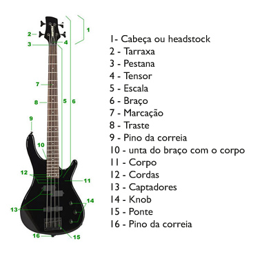 Conceitos Básico do Contra-Baixo | 4 Cordas