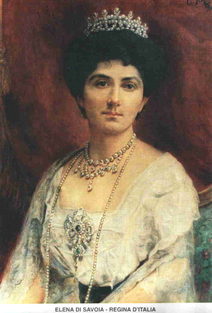 ITALIA REALE Stella e Corona A ricordo della Regina Elena