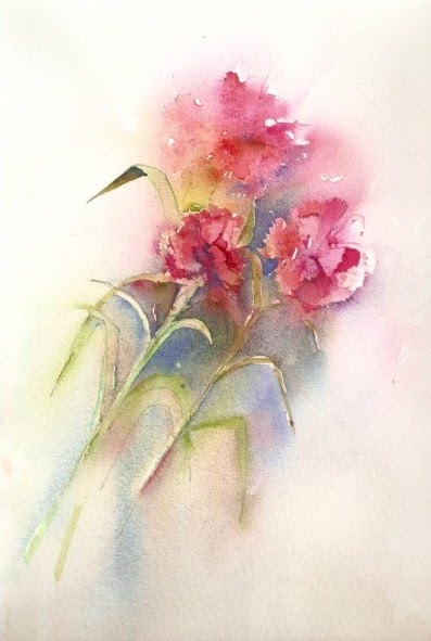 jane minter's sketchbook: carnations