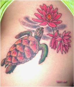 Turtle Tattoo Design For Girls