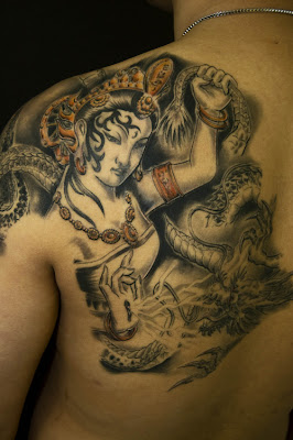 Religious Tattoo Design Asian Style