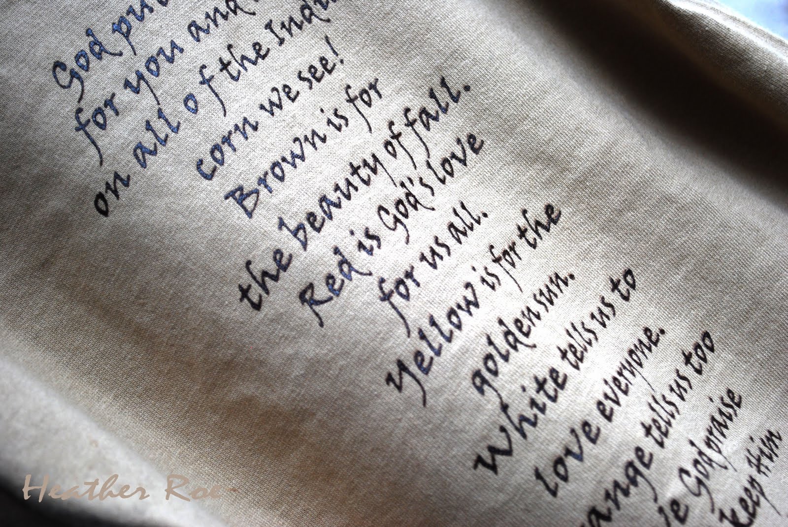 Eliza & Camille...gifts of love: Indians, poems and food...oh my