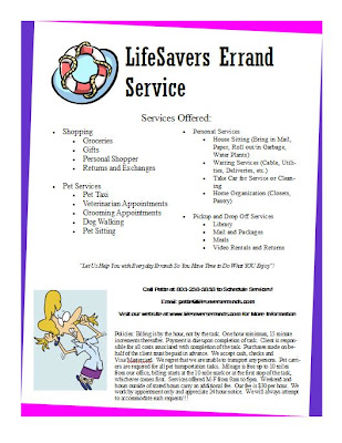 Business Plan For An Errand Service Business Plan For An Errand Service