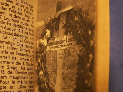 Hindenburg Collection Generalleutnant Otto Lancelle