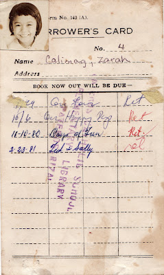 Photo from http://lovealibrarian.blogspot.com/2010/12/my-first-library-card.html