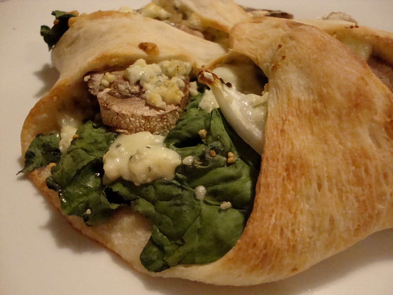 Me, Myself & Pie Spinach & Blue Cheese Calzones