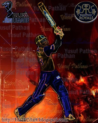 Yusuf Pathan Rajasthan Royals IPL 2010